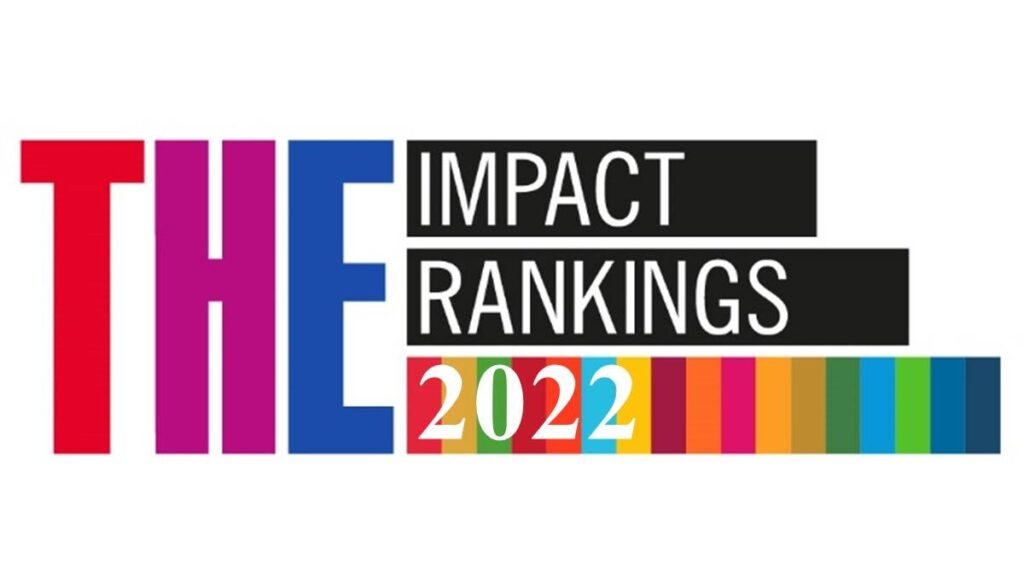 Edu Article 30th April 2022 ArdorComm Media Group THE Impact Ranking 2022: India is the fourth best represented nation, with 8 universities in the top 300