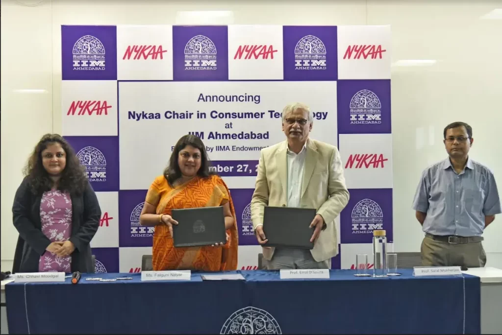 News on Edu 28th Sept 2022 ardorcomm IIM Ahmedabad and Nykaa collaborate to establish a research chair in consumer technology