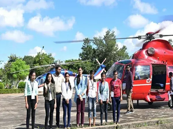 News on Edu 8th Oct 2022 ArdorComm Media Group 125 toppers of classes 10, 12 board exams in Chhattisgarh rewarded with chopper ride in Raipur