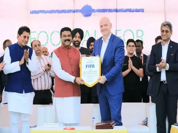 News on Edu 31st Oct 2022 ArdorComm Media Group Union Education Minister signs MoU with FIFA and AIFF for implementing Football4Schools initiative in India