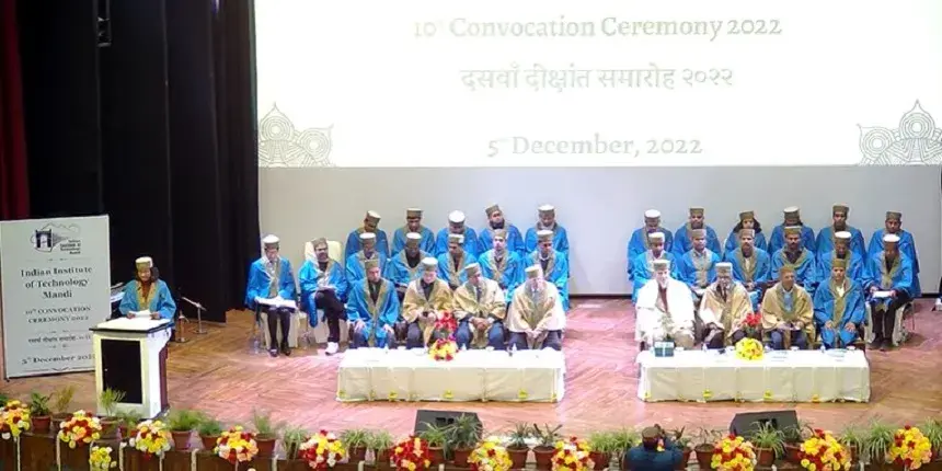 News on Edu 5th Dec 2022 ardorcomm 64 students awarded PhD degrees at 10th convocation of IIT Mandi