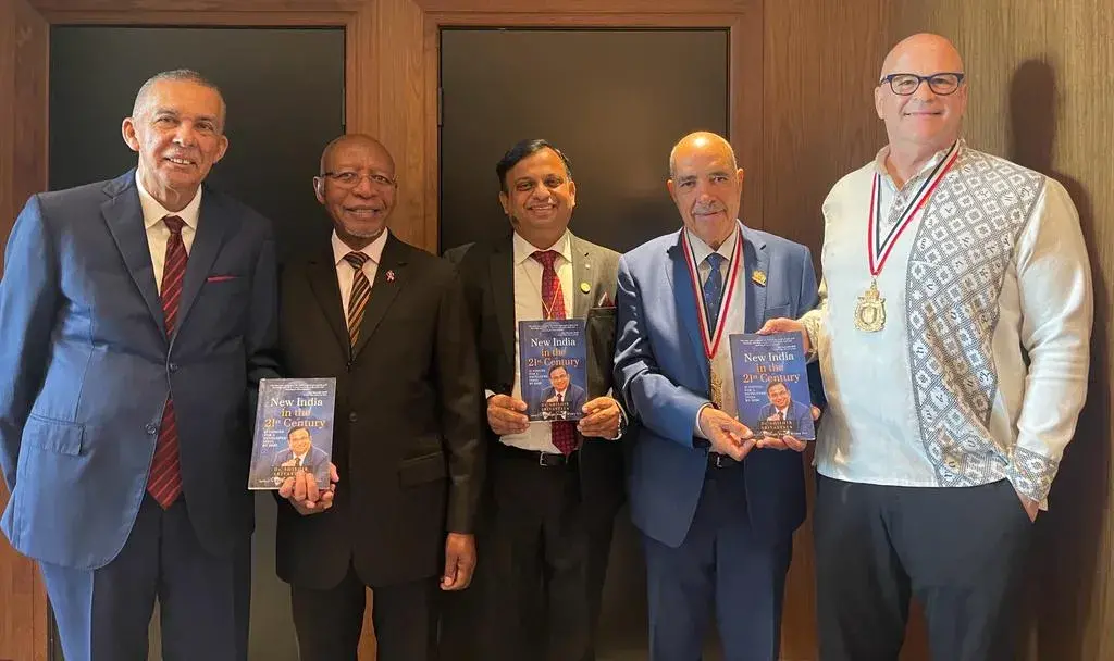 0eb88479 9d1e 4d3e 8a8f 7cc596cc07d6 ArdorComm Media Group ‘New India in the 21st Century’ launched in USA: World Leaders and Nobel Peace Prize Laureates launch Dr Shishir Srivastava’s latest book