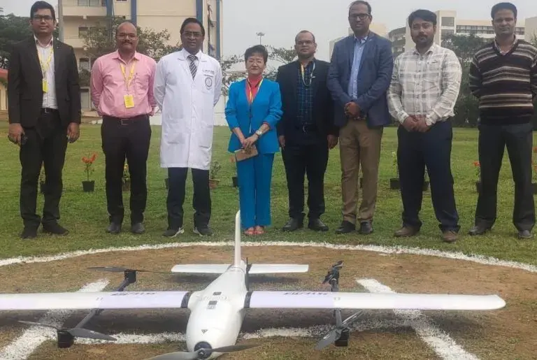 News on health 2 1 1 ArdorComm Media Group AIIMS Bhubaneswar Successfully Tests Drones for Healthcare Delivery in Odisha